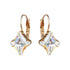 Auskari "Kristāla Rombs II (Aurore Boreale)" ar Swarovski™ kristāliem